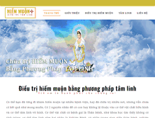 Tablet Screenshot of chuatrivosinh.com